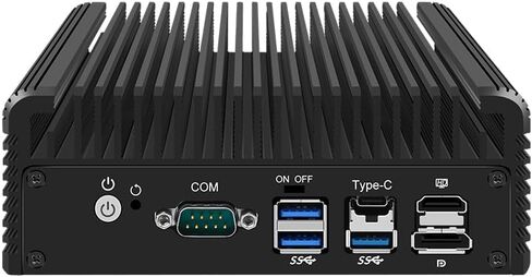 Micro Firewall Appliance/Fanless Mini PC Core i5-8250U with 6 *I226 2.5G LAN,NO RAM NO SSD,Wifi/Bluetooth/5G , 2*DDR3L M.2 NVMe 2280 PCle3.0 × 4,Desktop Computer 4K Triple Display support Home Office in Kuwait