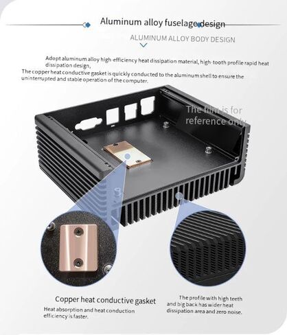 Micro Firewall Appliance/Fanless Mini PC Core i5-8250U with 6 *I226 2.5G LAN,NO RAM NO SSD,Wifi/Bluetooth/5G , 2*DDR3L M.2 NVMe 2280 PCle3.0 × 4,Desktop Computer 4K Triple Display support Home Office in Kuwait