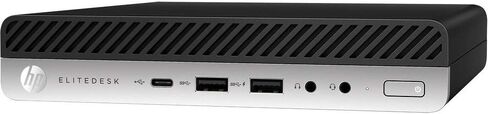 HP EliteDesk 800 G5 Mini (16GB, 256GB SSD, i5-9500 3.0GHz) Win11P, Black (Renewed) in Kuwait