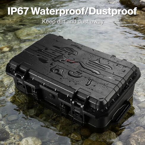 Camera Case 22.7" Waterproof Travel Rolling Drone Photo Kit Hard Case in Kuwait