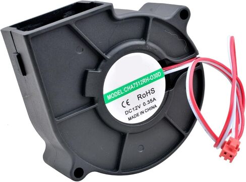 CHA7512RH-O30D 75mm Blower 75x75x30mm DC12V 0.35A Large Air Volume Centrifugal Turbo for Humidifier Atomizer in Kuwait