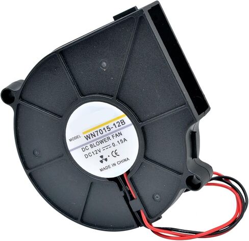 WN7015-12B 7cm 70mm Blower 70x70x15mm DC12V 0.15A 3500rpm Double Ball Centrifugal Turbo Cooling Fan for Humidifier Printer in Kuwait