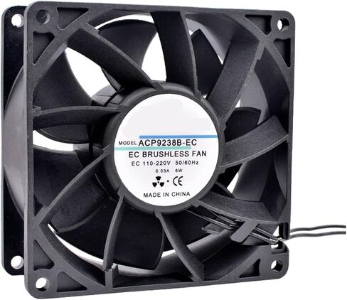 Brushless Cooling Fan AC 110V 120V 220V 240V Ball Bearing 2 Wires 60mm 70mm 80mm 92mm 120mm 140mm Size Optional in Kuwait