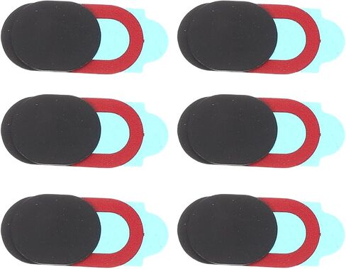 6 Pack Oval Webcam Privacy Covers with Sliding Shutter for Laptop in Kuwait