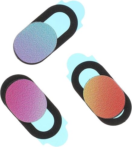 COHEALI 3pcs Webcam Privacy Covers for Laptop and Tablet Computer, Abs Material Protective Caps with Easy Storage, Does Not Affect Normal Equipment Use, Camera Lens Protector for Privacy in Kuwait