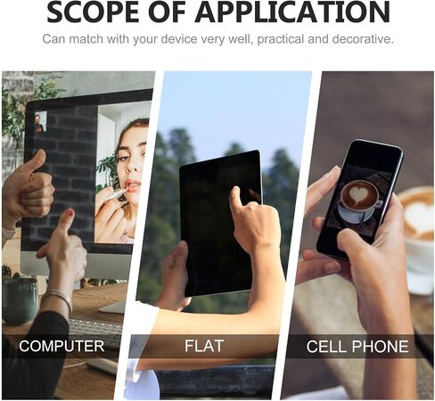 COHEALI 3pcs Webcam Privacy Covers for Laptop and Tablet Computer, Abs Material Protective Caps with Easy Storage, Does Not Affect Normal Equipment Use, Camera Lens Protector for Privacy in Kuwait