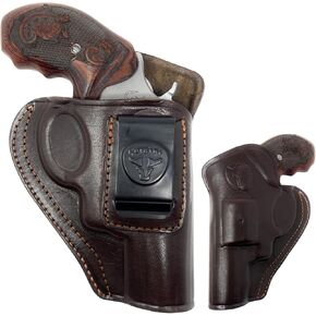 Cardini Leather IWB Holster for S&W K-Frame Revolvers – Concealed Carry Holster for Model 10, 15, 19, 66 (2"–3" Barrel) – Fits Medium Frame Revolvers in Kuwait
