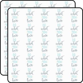 Do What You Love Scrapbook Stickers Vinyl Decals 1" Size – 50-Pack for Journals, Cards, Crafts in Kuwait