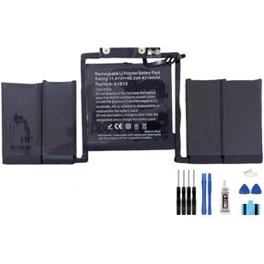 compatible For Apple Macbook Pro 13'' Touch Bar A1706 2016 year LCD Display Touch Screen Digitizer Full Assembly Replacement Screen Repair Kit battery A1819 + Free Tools ，For A1819 battery in Kuwait
