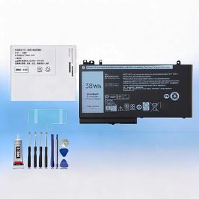 compatible For Dell 9P4D2 Latitude 12 5000 11 3150 3160 3550 E5250 E5450 E5550 Series LCD Display Touch Screen Digitizer Full Assembly Replacement battery RYXXH + Free Tools ，For RYXXH battery in Kuwait