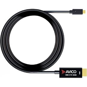 Avico USB C to HDMI 2.0 Adapter, 4K@60Hz, HDR, HDCP 2.2, 144Hz, Thunderbolt Compatible in Saudi Arabia