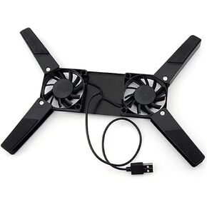 Laptop Cooler Pad Stand Base Cooling Foldable Fan Portable Convenient Notebook Computer Accessories in Saudi Arabia