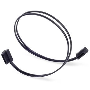 CP11B-300 SATA Cable with Lateral 90 Degree Angled SATA Connector 6Gb/s 30cm Black in Kuwait