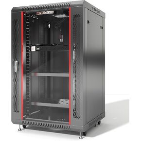 Sysracks - 9U Network Rack Wall Mount - 18-Inch Depth - Locking Server Cabinet - AV Audio Rack - Data Racks - Lockable IT Cabinet Enclosure Shelf Powerbar Dust-Proof Grommet (9U (24" w x18 d x20 h) in Saudi Arabia