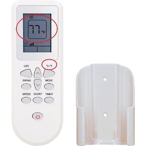 Replacement Remote Control for Black+Decker Portable Air Conditioner BPP05WTB,BPP06WTB,BPP08WTB,BPP08HWTB,BPP10WTB,BPP10HWTB,with Wall Mounting Bracket in Saudi Arabia