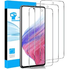 LYWHL 3 Pack for Samsung Galaxy A53 5G Screen Protector, Tempered Glass HD Clear 9H Hardness Protective Film for Galaxy A53 6.5", Anti-Scratch Bubble Free Case Friendly - Transparent in Saudi Arabia
