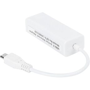 Micro USB to RJ45 Ethernet Adapter Compact 10Mbps Network Solution for in Kuwait