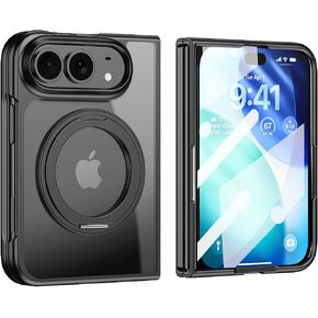 Kickstand Magnetic Foldable Phone Case For Apple iPhone Duo,green in Kuwait