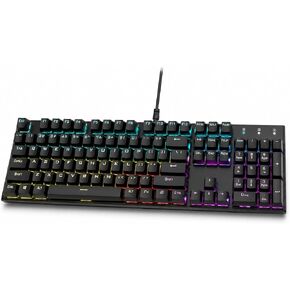 ODC RGB Mechanical Gaming Keyboard, Wired 104-Key with Blue Switches in Kuwait