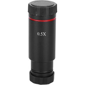 Durable Glass 0.5X C Mount Microscope Adapter Lens, Wellmade for Clear Images, Ideal for Electronic Eyepieces and CCD Cameras in Saudi Arabia