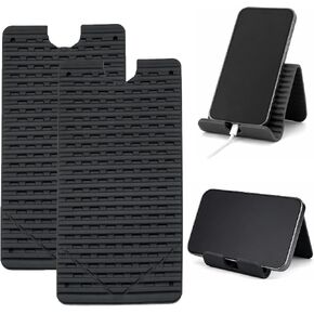 2 Pack Silicone Phone Stand Foldable Flexible Multi-Angle Adjustable Holder in Kuwait