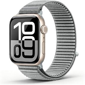 Sport nylon Band Compatible with Apple Watch Bands 40mm 42mm 46mm 44mm 45mm 41mm 38mm 49mm for Women Men, Stretchy Elastic Fabric Wristband for iWatch, Series 11 10 9 8 7 6 5 4 Ultra SE 3 2 1 in Saudi Arabia