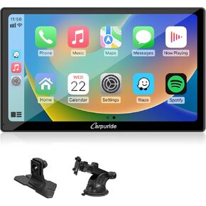 CARPURIDE 9 Inch Carplay Screen for Car, Compatible with Wireless/Wired in Saudi Arabia