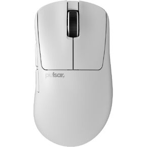 Pulsar Gaming Gears Xlite v4 Wireless Gaming Mouse, Ultra Lightweight 2.04 oz (58g), Ergonomic, Optical Switch, 32000 DPI, 750 IPS, XS-1 Sensor, 8k Compatible (Large, White) (Renewed) in Kuwait