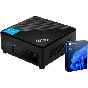 msi Cubi 5 Business Mini Desktop, Intel Core i3-1215U, 8GB RAM, 256GB SSD, Windows 11 Pro, Black in Kuwait
