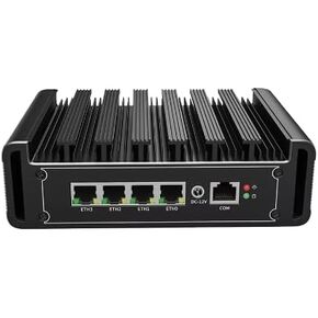 Fanless Mini PC J6412 with 4 lntel i226-V 2.5G LANs,NO RAM NO SSD in Saudi Arabia