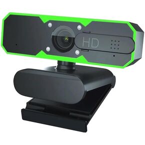 1080P Webcam Microphone Fill Light Rotatable Cameras for Live Video Conference Work for PC Camera in Kuwait