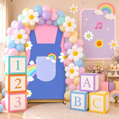 7 Pcs English Teacher Party Decorations Kit, Arch Cover and Boxes in Kuwait