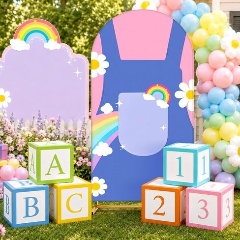 7 Pcs English Teacher Party Decorations Kit, Arch Cover and Boxes in Kuwait