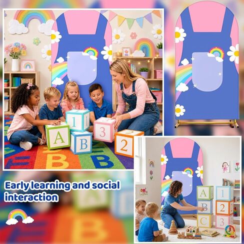 7 Pcs English Teacher Party Decorations Kit, Arch Cover and Boxes in Kuwait