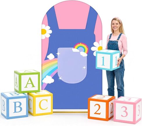 7 Pcs English Teacher Party Decorations Kit, Arch Cover and Boxes in Kuwait
