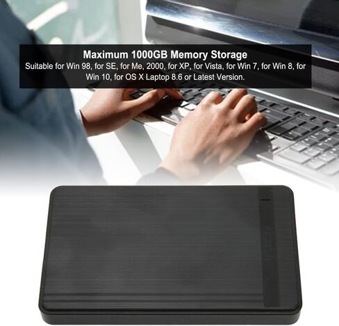 2.5 Inch SATAs SSD Enclosure Case – USB 3.0 to SATAs Adapter,Plug and Play Hard Drive Case for Laptop Desktop,Fast Data Transfer in Kuwait