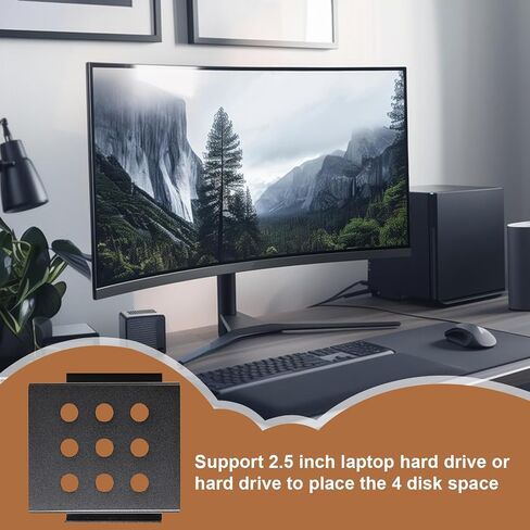 Hard Drive Holder Shockproof Stacking Bracket Storage Expansion in Kuwait
