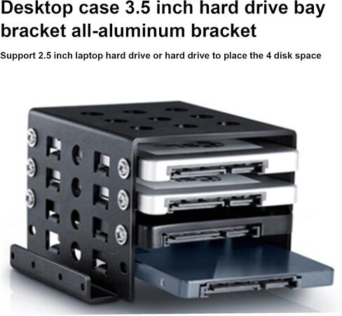 Hard Drive Holder Shockproof Stacking Bracket Storage Expansion in Kuwait