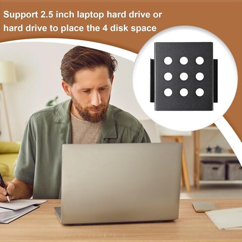 Hard Drive Holder Shockproof Stacking Bracket Storage Expansion in Kuwait