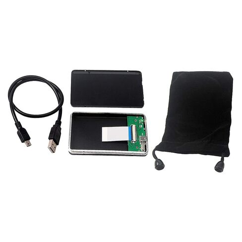 External Enclosure HDD Adapter Case 1.8 Inch HDD Enclosure Case USB 2.0 External Case Box CE ZIF 40Pin Data Transfer Metal Construction in Kuwait