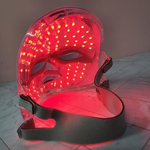Hyzentmed Electronic light therapy apparatus for the skin Equipped with an adjustable strap, suitable for daily facial treatments. in Kuwait