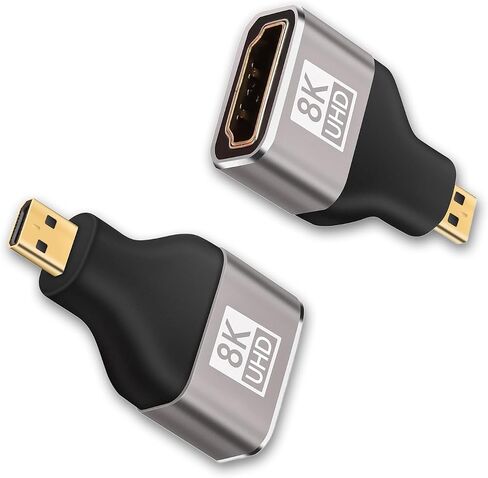 Cyberguys! Micro HDMI to HDMI Adapter 2-Pack, 8K@60Hz UHD MicroHDMI Adapter in Kuwait