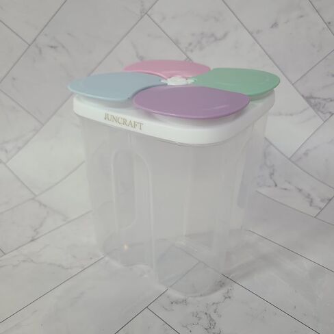 JUNCRAFT Kitchen containers Multi‑Grid Plastic Airtight Food Storage in Kuwait