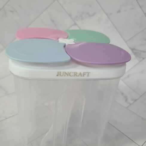 JUNCRAFT Kitchen containers Multi‑Grid Plastic Airtight Food Storage in Kuwait