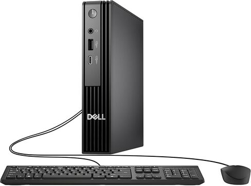 Customized Dell Pro Micro QCM1250 Mini Desktop, New OptiPlex AI PC for Business&Home, Intel i5-14500T, 32GB RAM 1TB SSD, Up to 64GB RAM 4TB SSD, Dual 4K Display Support, USB-C, Win11 Pro in Kuwait