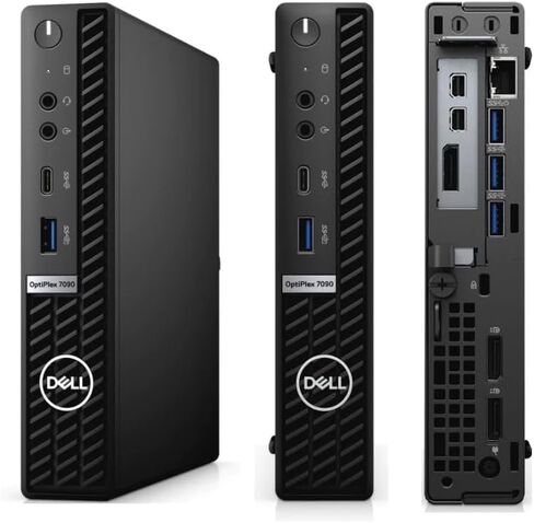 Dell OptiPlex 7090 Micro PC Desktop Computer| Intel Core i5-10600T - 256GB SSD - 16GB RAM | WiFi, BT, Windows 11 Pro (Renewed) in Kuwait