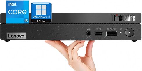 Lenovo ThinkCentre 50q Business Mini Desktop Computer, Intel Core i5 (Up to 4.60GHz), 16GB RAM, 512GB PCIe SSD, WiFi 6, Windows 11 Pro (Renewed) in Kuwait