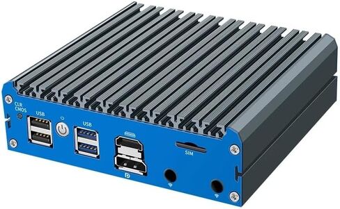 Fanless Mini PC N5105 with DDR4 M.2 Nvme 4*i226 2.5G LAN,8G RAM 128G SSD in Kuwait