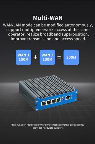Fanless Mini PC N5105 with DDR4 M.2 Nvme 4*i226 2.5G LAN,8G RAM 128G SSD in Kuwait