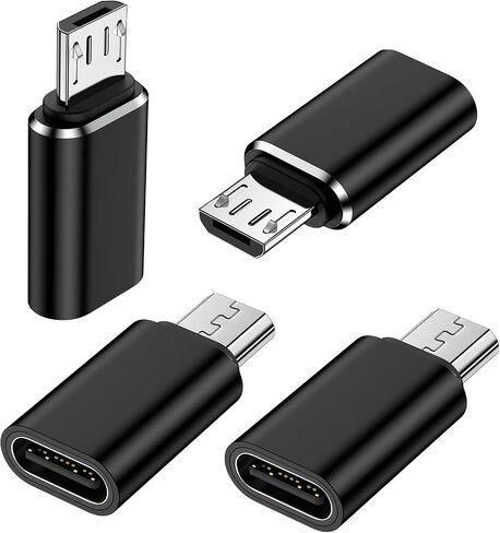 USB C to Micro USB Adapter, 4Pack Type C Female to Micro USB Male Converter in Kuwait
